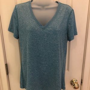 Green Danskin Now Semi-Fitted Top